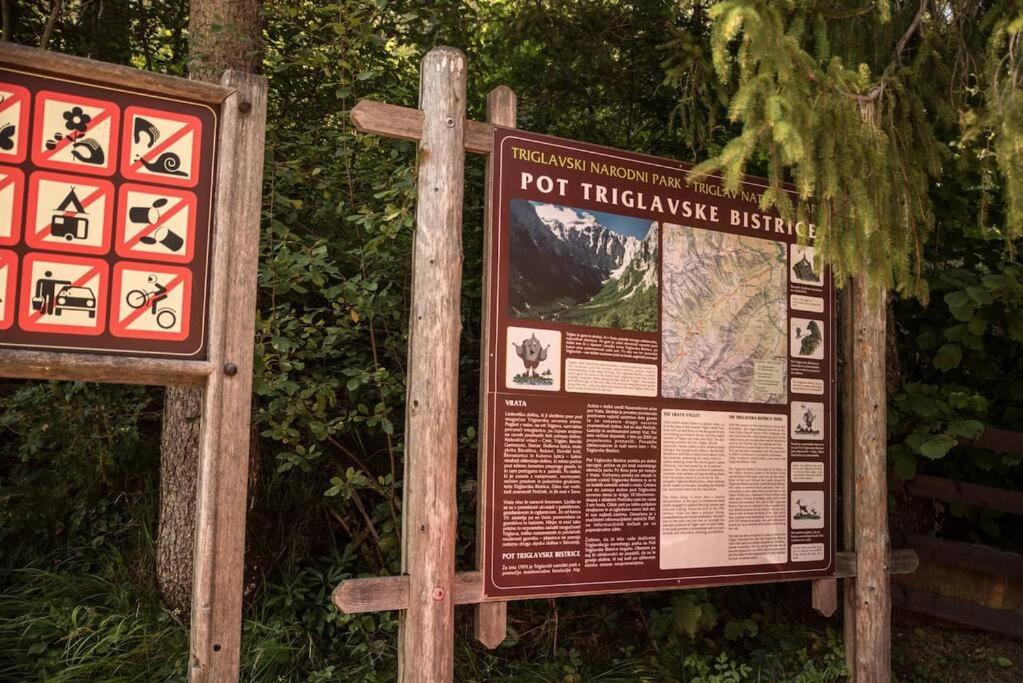 Idyllic Triglav Forest Retreat - Alps, Trails, Lakes, Falls Mojstrana Exterior foto